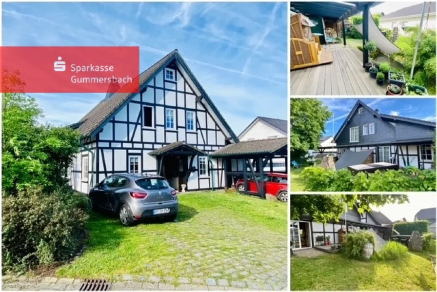  - Haus kaufen in Reichshof - Sonne satt - wunderschönes Fachwerkhaus mit Südterrasse in Sinspert
