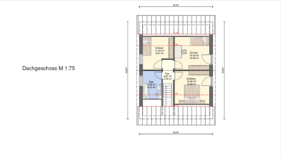 Grundriss Dachgeschoss