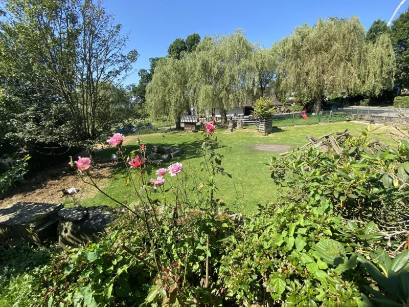 Ausblick vom Wintergarten