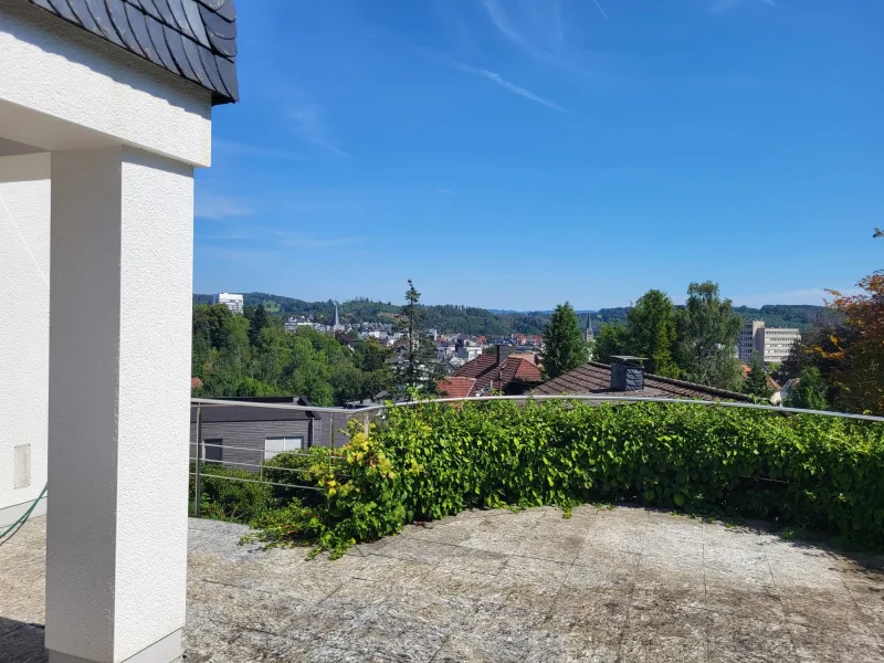 Aussicht von der Terrasse 