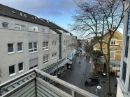 Blick vom Balkon stadtabwäts