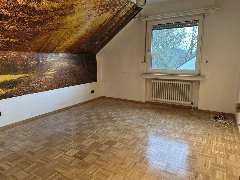 Das künftige Schlafzimmer.