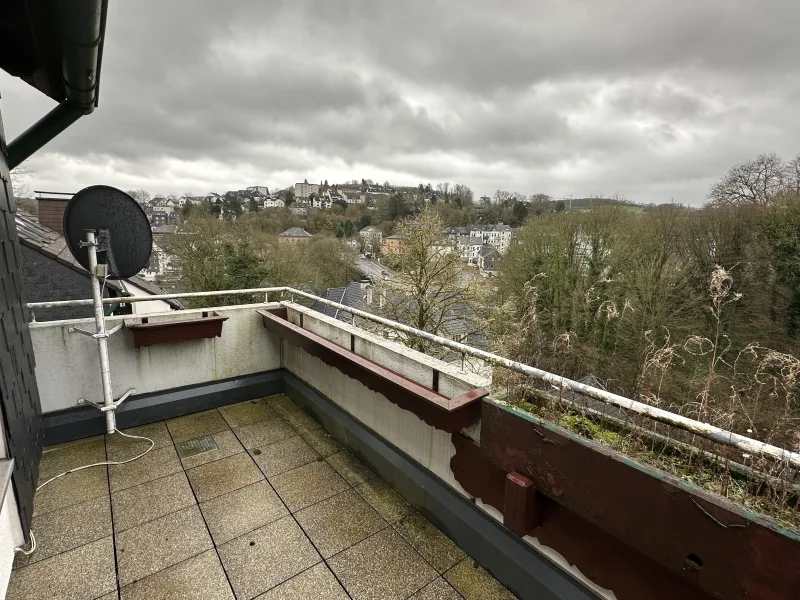 Der Balkon mit Weitblick.