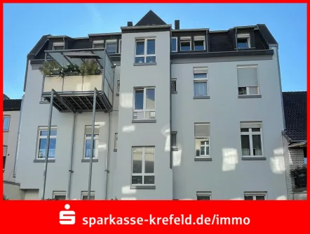 Rückansicht mit Balkon - Wohnung kaufen in Viersen - Großzügige 4-Zimmer-Eigentumswohnung 