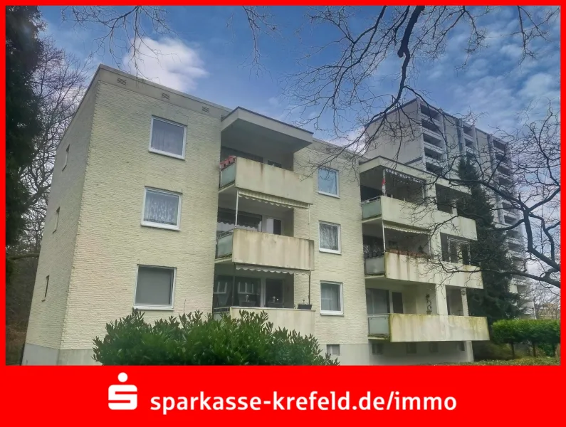 Außenansicht - Wohnung kaufen in Düsseldorf - vermietete Apartmentwohnung mit Balkon