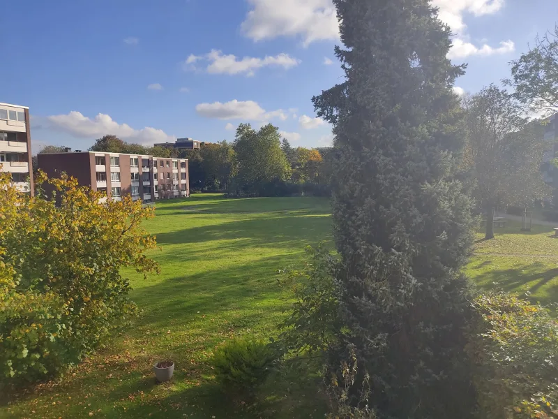 Blick vom Balkon