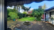 Garten vor Schlafzimmer