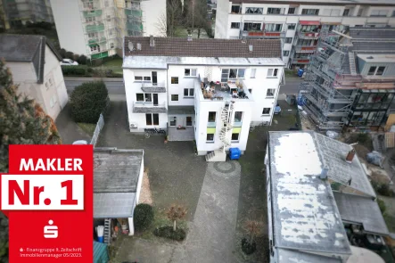 Außenansicht - Haus kaufen in Leverkusen - Einzigartiges Wohn-/Geschäftshaus mit viel Potenzial 