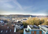 Ausblick über Essen-Werden von einer der Balkone