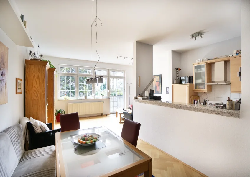 Kochen - Essen - Leben - Wohnung kaufen in Mülheim - Sonnige 2-Raum-„Loft“-Stadtwohnung  in toller Lage von Broich