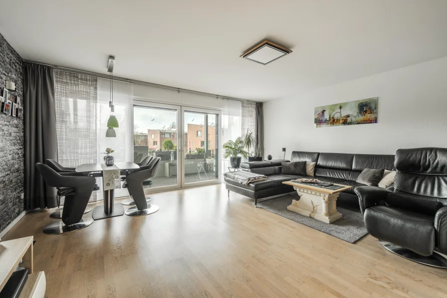 Wohn-Esszimmer - Wohnung kaufen in Düsseldorf - Ein Highlight !