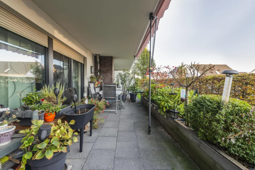 Überdachte Terrasse