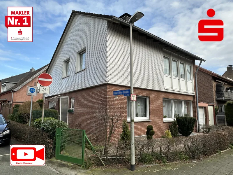 Seitenansicht - Haus kaufen in Kleve - Freistehendes Einfamilienhaus im Stadtzentrum - Nähe EOC.