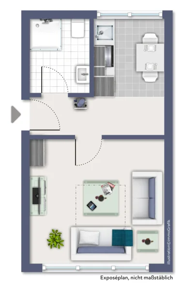 Grundriss - EG rechts