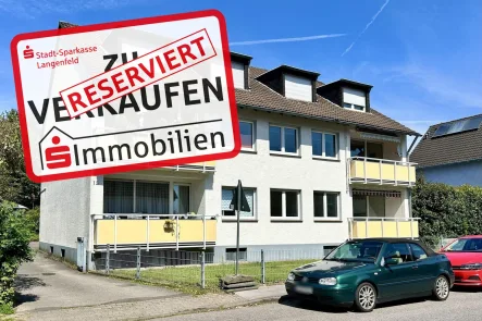 Vorderansicht - Wohnung kaufen in Leichlingen - HIER KÖNNEN SIE SOFORT EINZIEHEN!