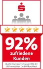 92 % Kundenzufriedenheit