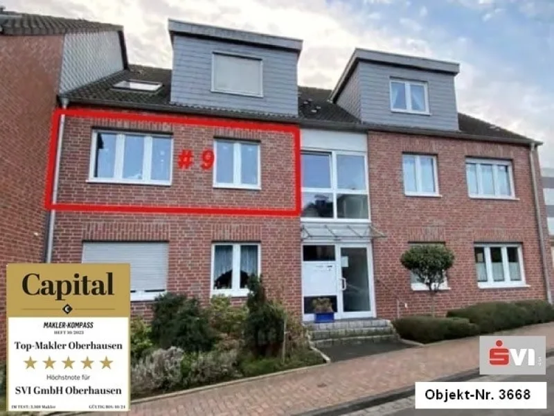 Ansicht - Wohnung kaufen in Dinslaken - Zwangsversteigerung - 2 ½-Zimmer Eigentumswohnung in Dinslaken-Hiesfeld