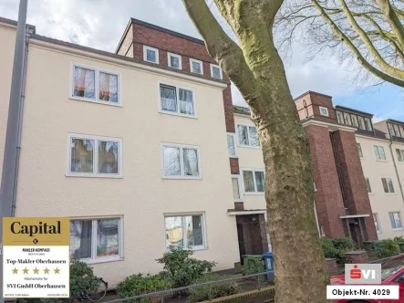 Hausansicht - Wohnung kaufen in Oberhausen - Eigentumswohnung mit Balkon im Blücherviertel von Oberhausen