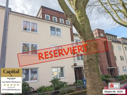 Ansicht - Wohnung kaufen in Oberhausen - Eigentumswohnung mit Balkon im Blücherviertel von Oberhausen