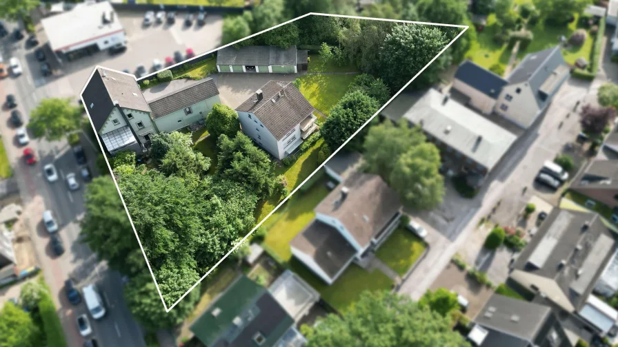 Ansicht - Grundstück kaufen in Solingen - Investment in Aufderhöhe! Baugrundstück mit planungsrechtlichem Bauvorbescheid auf 3325 m². 