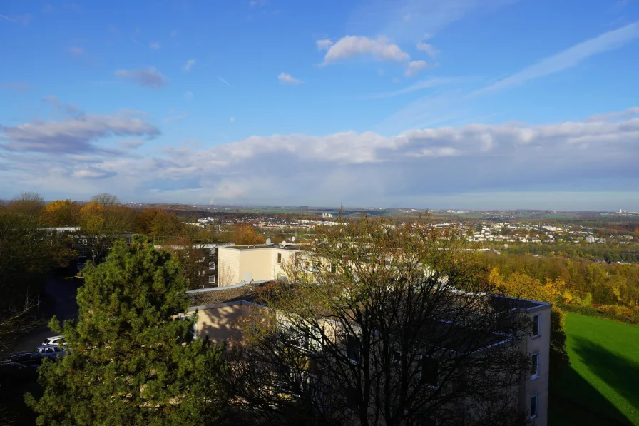 Blick vom Balkon