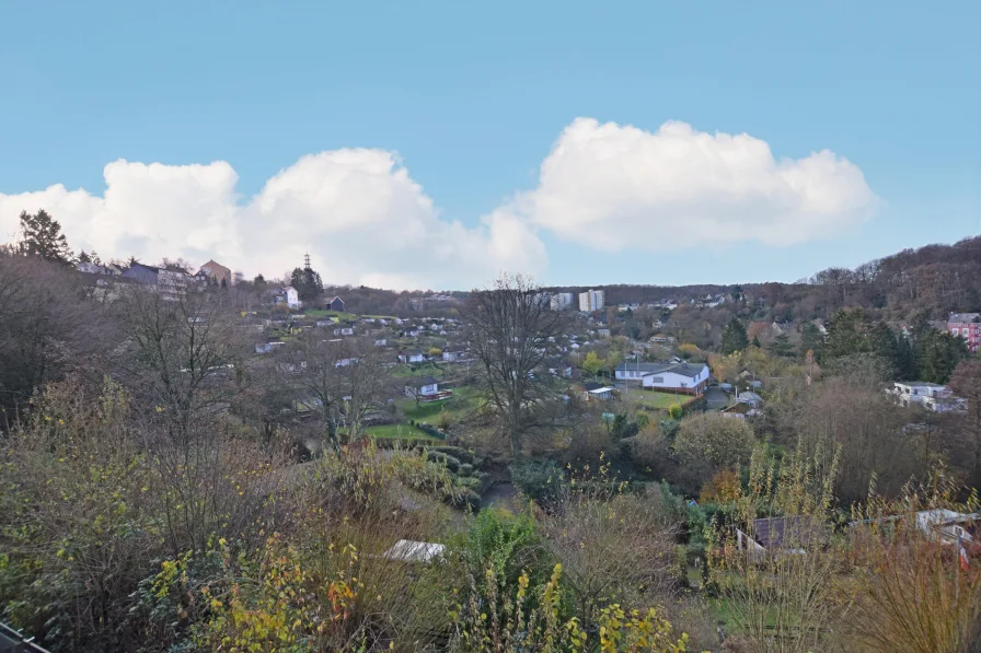 Aussicht vom Balkon