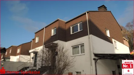 Straßenseite - Wohnung kaufen in Herne - Haus im Hausmit Blick in denKönigsgruber Park