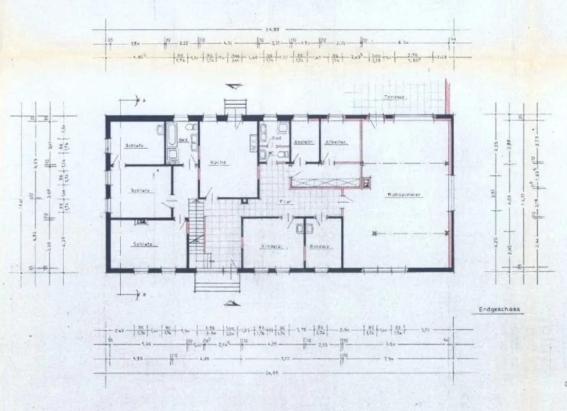 Grundriss von 1974 (nicht mehr aktuell)