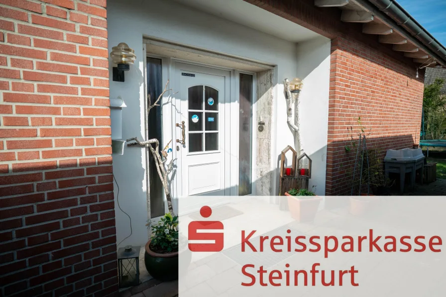 Hauseingang - Haus kaufen in Altenberge - Gepflegtes Haus in guter Lage!