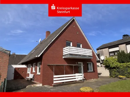 Rückansicht - Haus kaufen in Emsdetten - Vermieten und/oder selbst einziehen