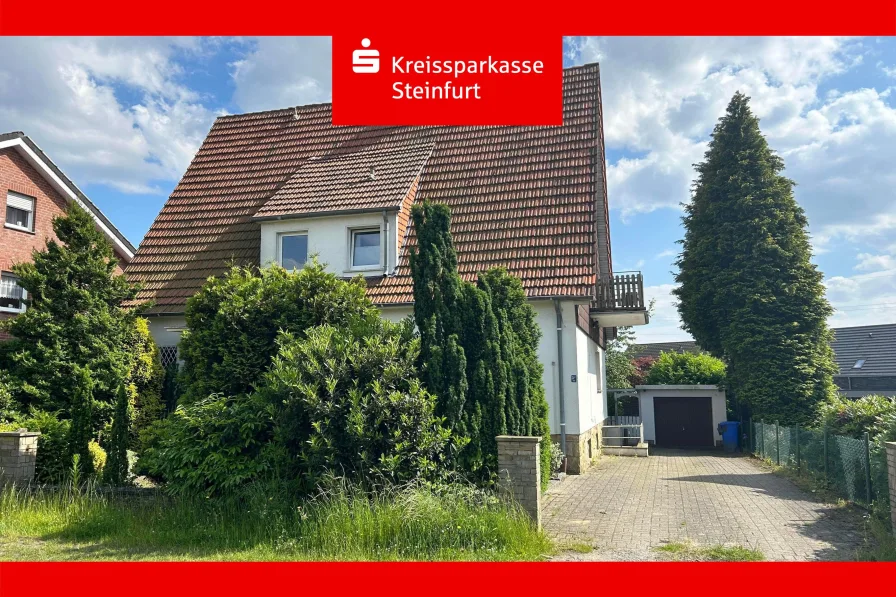 Außenansicht - Haus kaufen in Ibbenbüren - Altbau mit Charme - Bauplatz inklusive