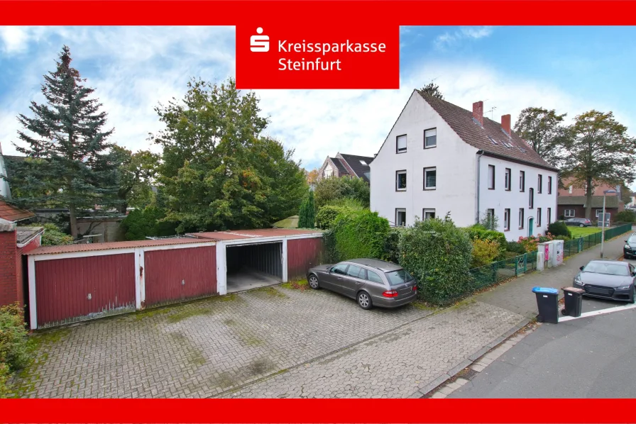 Garagenhof - Zinshaus/Renditeobjekt kaufen in Rheine - Ein Grundstück mit Potenzial in bester Wohnlage!