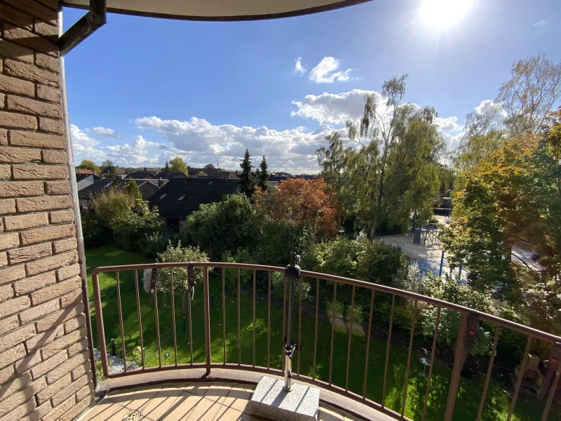 Ausblick vom Balkon