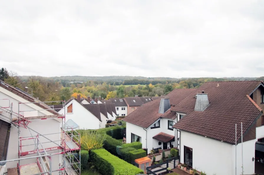 Blick vom Balkon