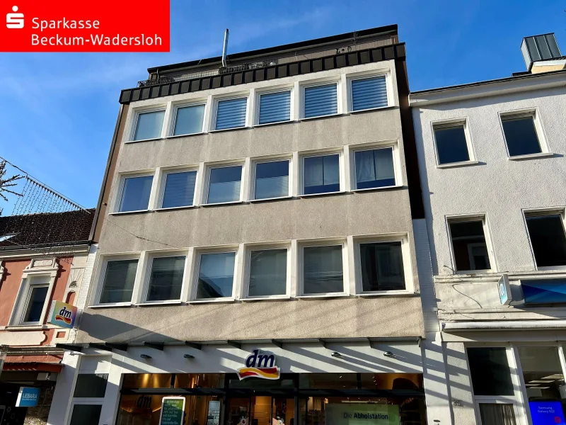 Außenansicht - Haus kaufen in Beckum - Attraktives Wohn- und Geschäftshaus in Beckumer Innenstadt!