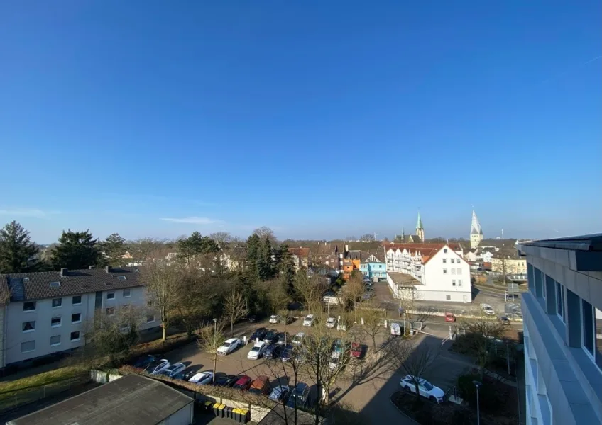 Blick vom Laubengang