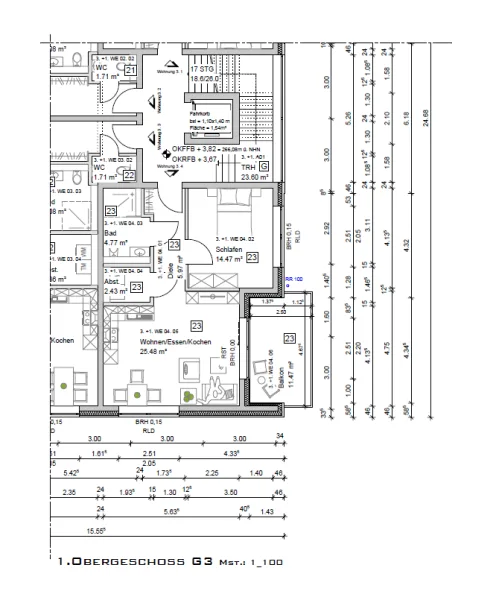 Wohnungsgrundriss 3.4