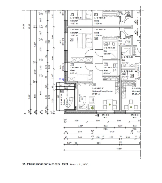 Wohnungsgrundriss 3.7