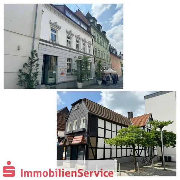 Ansicht beider Häuser - Büro/Praxis kaufen in Iserlohn - Im Herzen von Iserlohn!