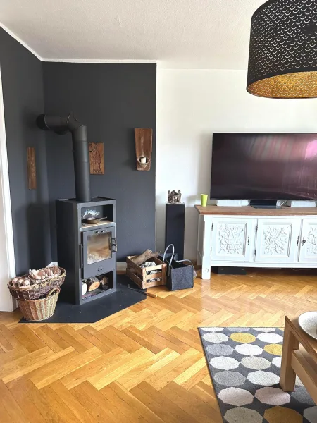 Kamin im Wohnzimmer