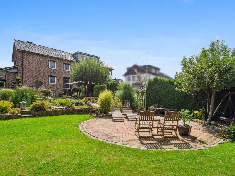 Ansicht Gartenseite - Haus kaufen in Dortmund - flexible Wohlfühloase für die gesamte Familie