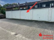 Garage mit Zugang zum Haus