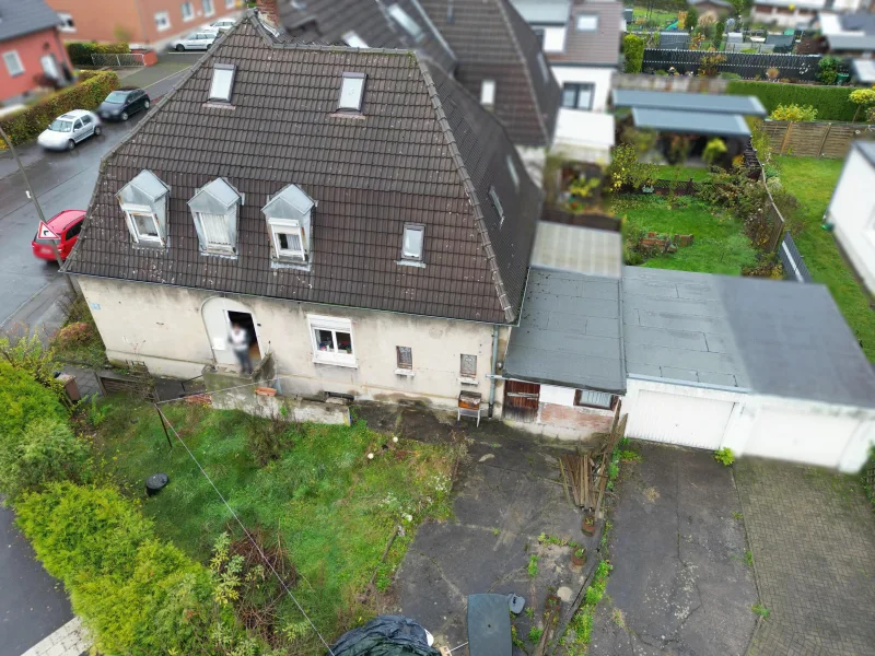 Vogelperspektive Ansicht I - Haus kaufen in Dortmund - Handwerker und Haus-Profis aufgepasst!