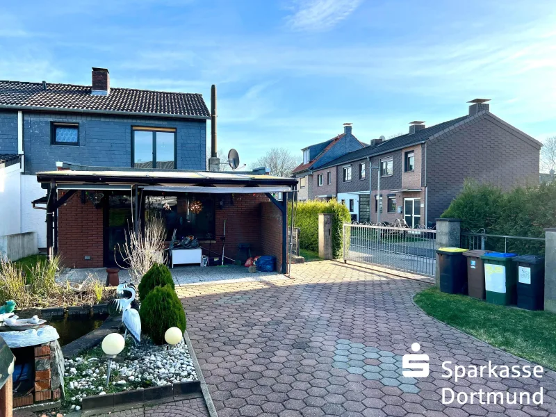 Terrasse - Haus kaufen in Dortmund - Familienfreundliches Reihenendhaus in ruhiger Lage