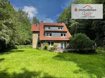 Gartenansicht - Zinshaus/Renditeobjekt kaufen in Dortmund - Historisches 3-Familienhaus mit ca. 226 qm Wfl. in bester Lage von Dortmund-Hohensyburg