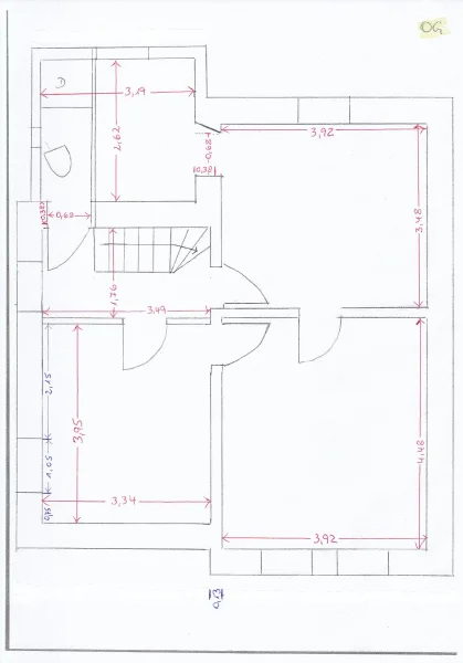 01.  Grundriss OG mit Maßen 