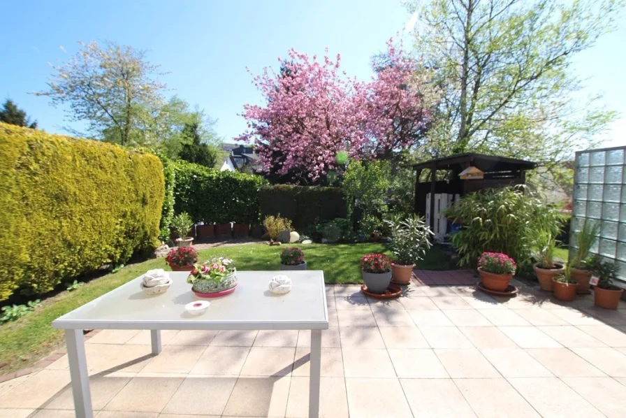 Terrasse im Frühling