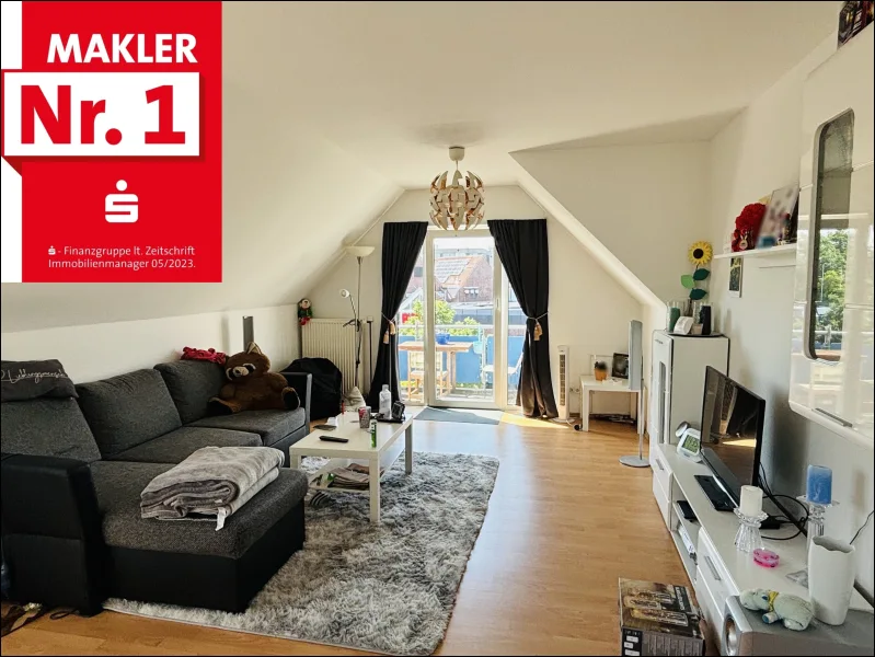 Wohnzimmer - Wohnung kaufen in Hamm - Vom Mieter zum Eigentümer - wohnen Sie auf der Sonnenseite von Hamm-Werries