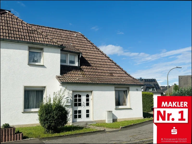 Außenansicht  - Haus kaufen in Hamm - Kleines Zuhause mit viel Potenzial