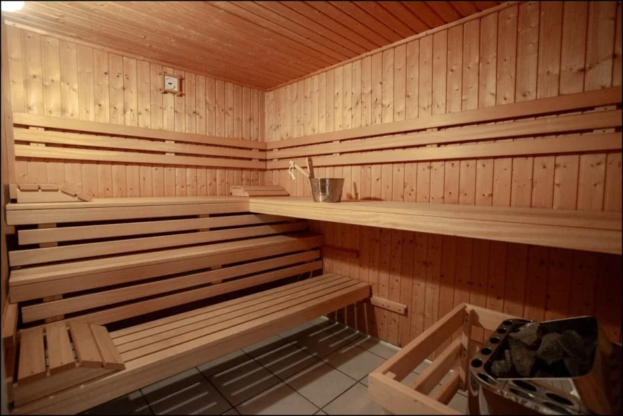 Entspannung & Wellness pur in der großen Sauna 